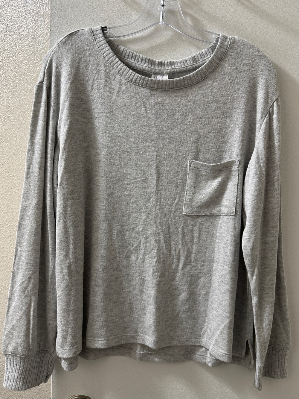 stars above Heather Gray Crewneck Pullover
